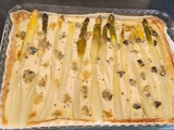 Tarte aux asperges et au bleu