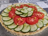 Tarte thon crudités