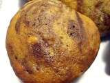 Muffins marbrés chocolat et orange