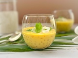 Perles du japon au lait de coco et mangue