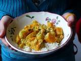 Curry de butternut aux pois chiches