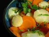 Duo de panais et carottes Vichy