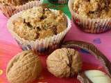 Muffins noix/ chocolat
