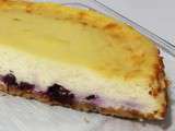 Cheesecake myrtilles