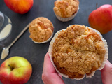 Muffin aux pommes streusel