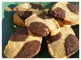 Biscuits bicolores au cacao