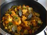 Mijoté de potimarron et autres légumes au curry