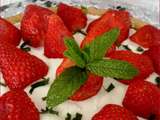 Moelleux façon tarte aux fraises au skyr