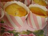 Muffins citron/cubes de fruits confits