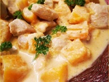 Poulet-courge butternut