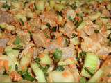 Tahitienne : salade de thon cru