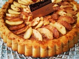 Tarte renversée : pommes et éclats de caramel