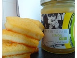 Mini financiers au lemon curd
