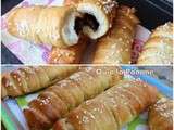 Pain au lait garni de pomme ou de chocolat