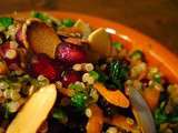 Salade de quinoa aux parfums du Maghreb