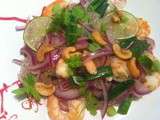 Nouilles Transparentes aux Crevettes et légumes