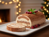 Bûche Noël légère cacao vanille : la recette aérienne