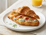Croissant salé saumon : l’entrée chic et express