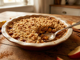 Crumble pommes cannelle : recette express [10 min]