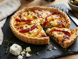 Délicieuse quiche au chèvre fondant et poivrons colorés : une recette pleine de saveurs