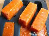 Purée de carottes congelée en portions