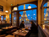Restaurant Rive Gauche vue Tour Eiffel : secret abordable