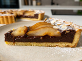 Tarte poires chocolat : recette express en 15 minutes