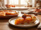 Tarte tatin kaki : un dessert moelleux et confit
