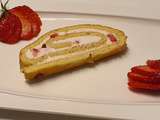 Biscuit roulé aux fraises « Cyril Lignac »