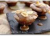 Mini-muffins au chocolat, inspiration snickers®