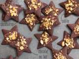 Sablés étoiles cacao-cacahuètes