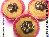 Cupcakes nutella et sa touche noire