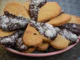 Biscuits croustillants chocolat noix de coco