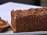 Cake marbré cacahuète & chocolat
