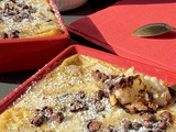 Clafoutis poire & banane et pépites chocolat
