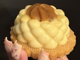Dômes aux pommes insert caramel au beurre salé