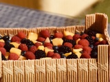 Gâteau cagette aux fruits & Paille d'Or framboise