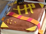 Gâteau d’anniversaire Grimoire Harry Potter