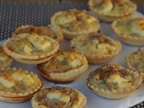 Mini quiche thon fromage kiri