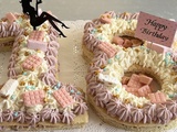 Number Cake 18 ans