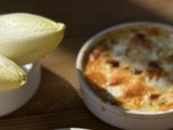 Petits Clafoutis d'Endive et Chorizo