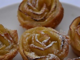 Roses feuilletées aux pommes