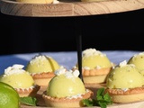 Tartelettes au citron vert & menthe façon Mojitos
