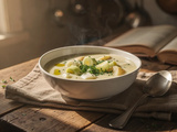 Soupe poireaux pomme de terre de grand-mère : recette réconfortante