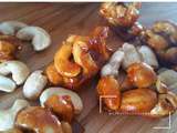Bonbons de noix de cajou caramélisées façon sucre à pistache créole