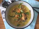 Curry bowl de canard aux aubergines thaï au lait de coco