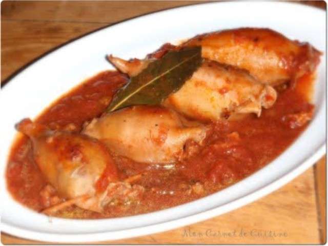 Recettes d'Encornets Farcis de mon carnet de cuisine