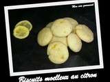 Biscuits moelleux au citron