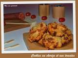 Cookies au chorizo et aux tomates