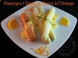 Asperges & Saumon Sauce à l’Orange